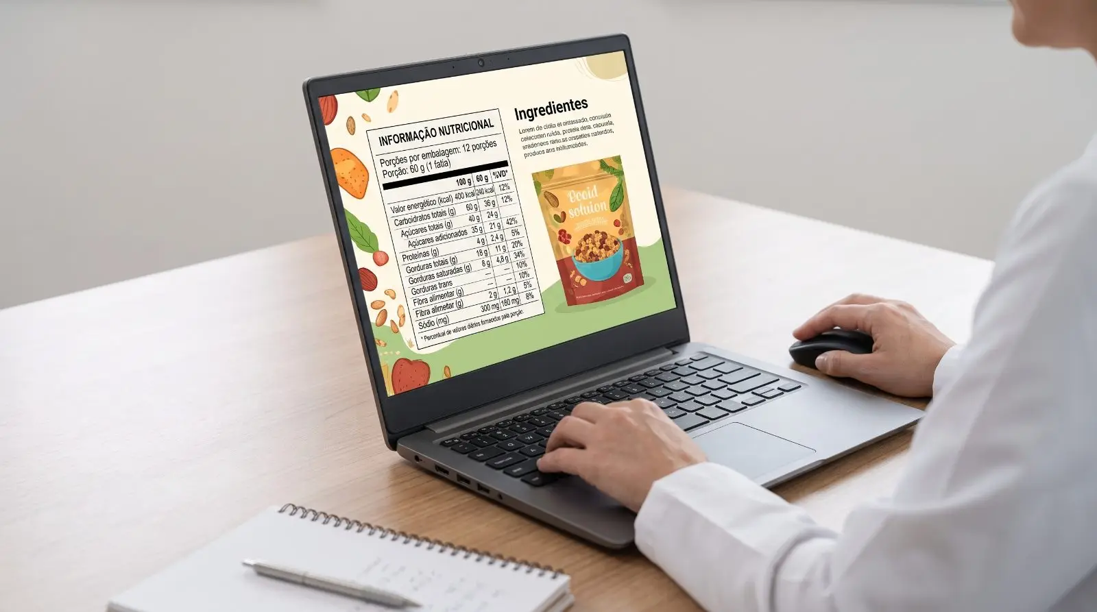 Análise de rotulagem nutricional